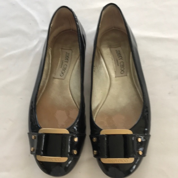 Jimmy Choo Shoes - Jimmy Choo patent leather flats.